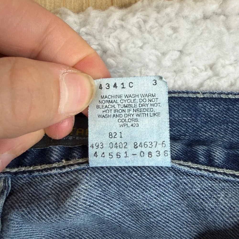 Vintage Levis SilverTab Oversized Baggy Wide Leg Jeans Blue Denim 38x32 Y2K 2002